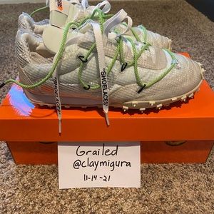 nike off white x waffle racer white